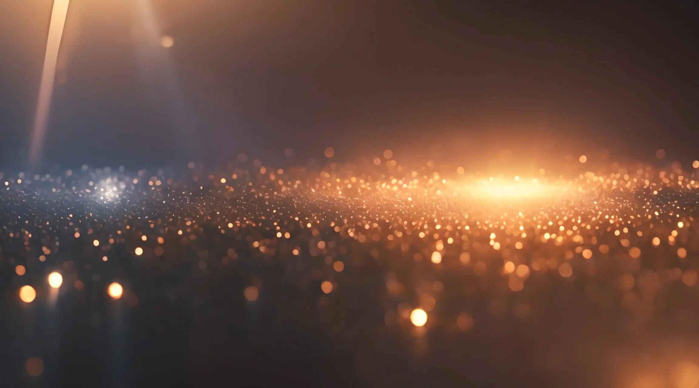 Golden Sparkle Dust Magical Light Particles Video